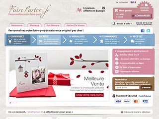 Faire-parts de naissance originaux et pas chers sur Fairepartoo.fr