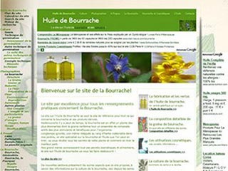 La bourrache, le site sur l'huile de Bourrache