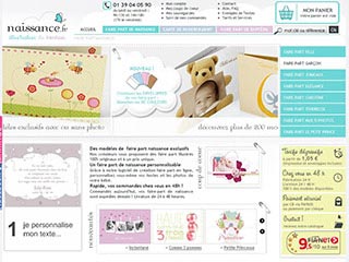 Faire part pour annoncer la naissance de votre bébé