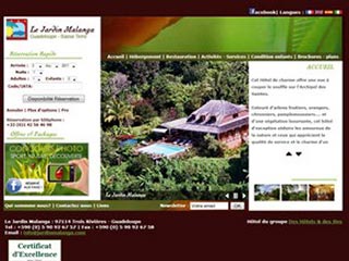 Jardin Malanga : Hôtel de charme en Guadeloupe