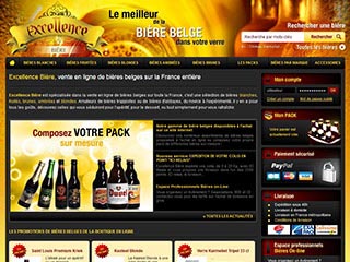 Excellence Bière : Vente en ligne bières blanches, blondes et brunes