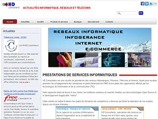 HD Consultants : Spécialiste Internet et Systèmes d'Information