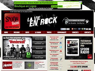 Webradio. Radio spoonradio.com. fans de rock 