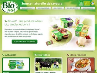 Bio nat, fromage blanc bio et produits laitiers