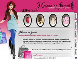 Histoire de Formes, vêtements pour femmes