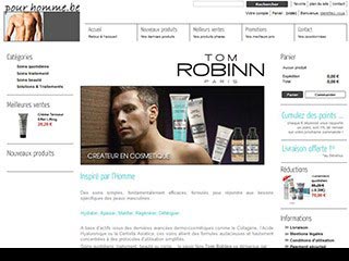 Pour Homme.be, cosmétique dédiée aux hommes