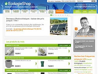 Ecologie Shop : Produits écologiques pour la maison
