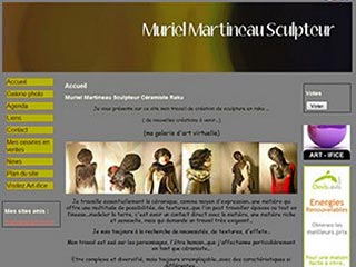 Muriel Martineau : Sculpteur, céramiste raku