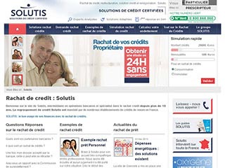 Solutis : Expert en rachat de credit depuis 1998