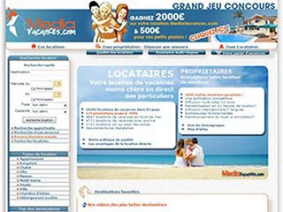 MediaVacances.com, les vacances au particulier