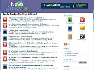 News Dicovia : L'actualité linguistisque