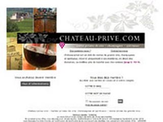 Château-Prive vente privée vin champagne