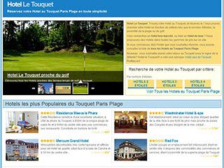 Hotel Le Touquet, réservation d'Hotel au Touquet