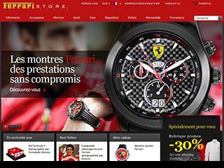 Ferrari Store, le magasin web officiel