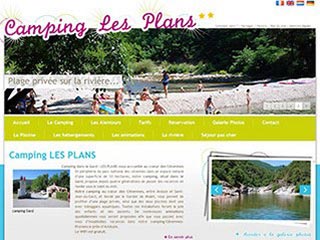 Camping Les Plans, camping caravaning dans les Cévennes