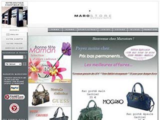 Marostore, vente d’articles de maroquinerie