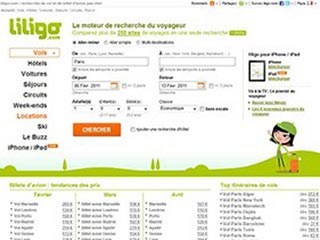 Liligo : Comparateur billet avion, locations, hôtels