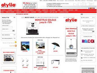 Atylia : Décoration Design, meuble, objet, horloge, lampe