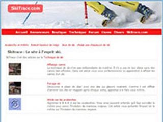 Skitrace, un site 100% glisse