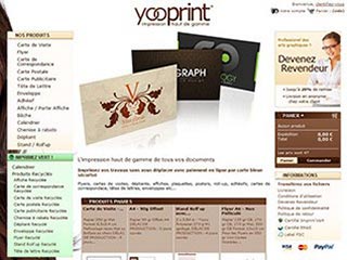 Yooprint, impression carte de visite haut de gamme