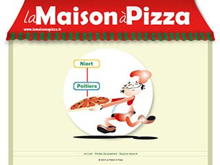 La Maison à Pizza, livraison de pizzas à Poitiers et Niort