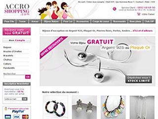 Accroshopping : Bijouterie en ligne