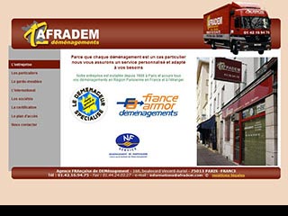 Afradem, déménagement Paris-Ile de France