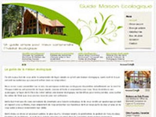 Guide maison ecologique, comprendre l'éco construction.