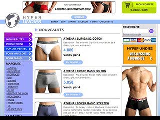 Hyper Undies, dessous hommes à prix discount