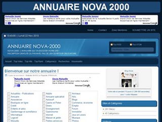 Annuaire Nova 2000, l'annuaire qui va booster votre site