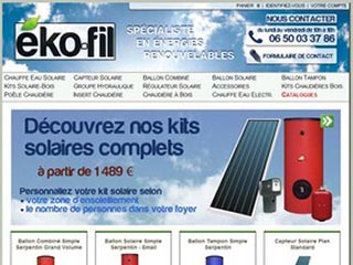 Eko-Fil, chauffage solaire et bois