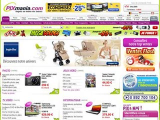 Pixmania, achat en ligne high-tech et électroménager