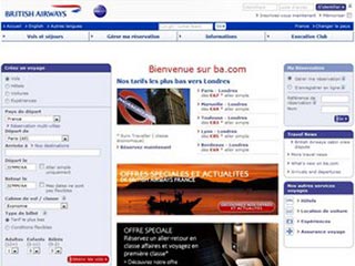 British Airways, vols économiques et vacances