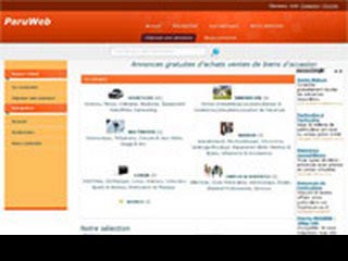 ParuWeb, annonces gratuites d'achats ventes de biens d'occasion