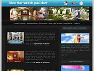 Riad Marrakech pas cher