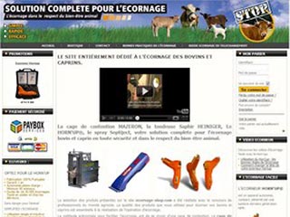 Accessoire pour l'écornage des veaux et vaches