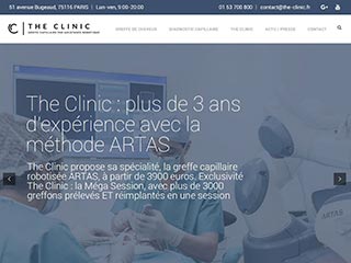 The clinic pour votre greffe de cheveux robotisée