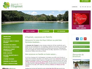 Le Domaine de L’Espinet, votre village vacances à Quillan.