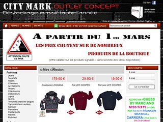 City Mark, destockage massif de grandes marques discount