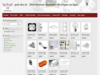 Gsd elec, distributeur de matériel électrique en ligne