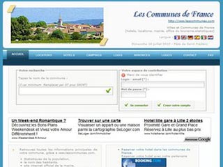 Villes et communes de France