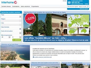 Interhome, location d'appartements et maisons de vacances