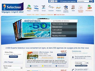 Selectour propose divers voyages pas cher