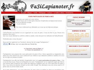 Fasilapianoter, cours de piano à Nice et ses environs