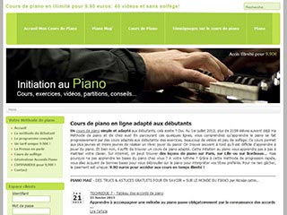 Cours de piano en ligne: apprendre le piano en vidéos et sans solfège