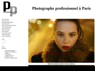 Photographe professionnel à Paris