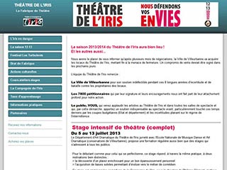 Théâtre de l'Iris : Cours theatre Lyon