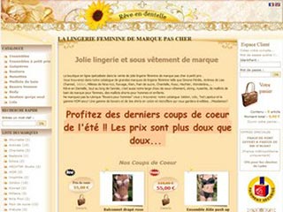 Jolie-Lingerie, boutique en ligne de lingerie féminine