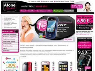 Afone mobile, abonnement et forfait mobile