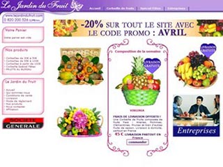 Le jardin du fruit, livraison de corbeilles de fruits frais